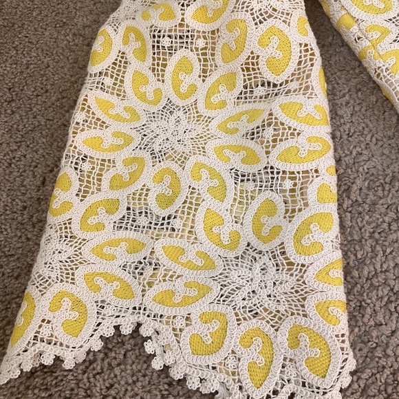 Zimmermann Golden Lace Mini Dress  Golden Lace Mini Dress - Picture 10 of 11